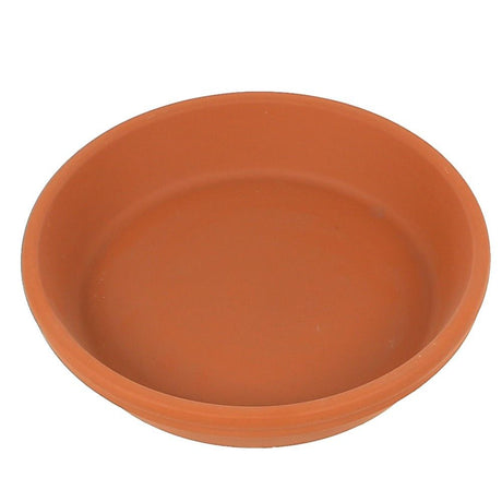 Woodlodge 17.5cm Plain Terracotta Saucer - Old Railway Line Garden Centre