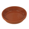 Woodlodge 18cm Glazed Terracotta Saucer - Old Railway Line Garden Centre