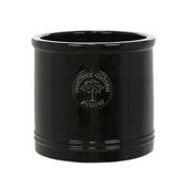 Woodlodge 20cm Black Heritage Cylinder Pot - Old Railway Line Garden Centre