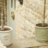 Woodlodge 25cm Mint Green Glazed Heriage Cylinder Pot - Old Railway Line Garden Centre