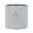 Woodlodge 25cm Pastel Grey Heritage Cylinder Planter - Old Railway Line Garden Centre