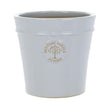 Woodlodge 27cm Pastel Grey Glazed Heritage Pot - Old Railway Line Garden Centre