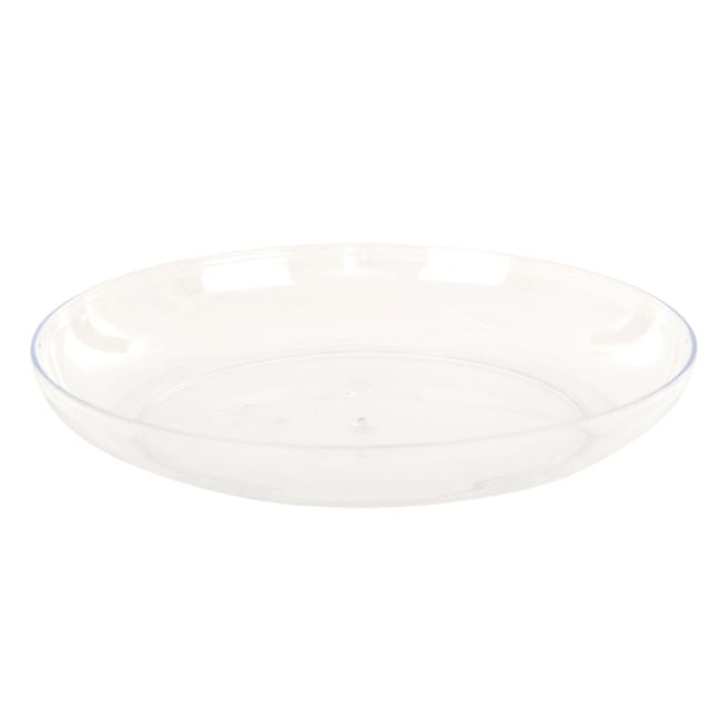 Woodlodge 28CM Clear Saucer - Old Railway Line Garden Centre