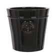 Woodlodge 33cm Black Heritage Pot - Old Railway Line Garden Centre