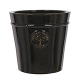 Woodlodge 33cm Black Heritage Pot - Old Railway Line Garden Centre