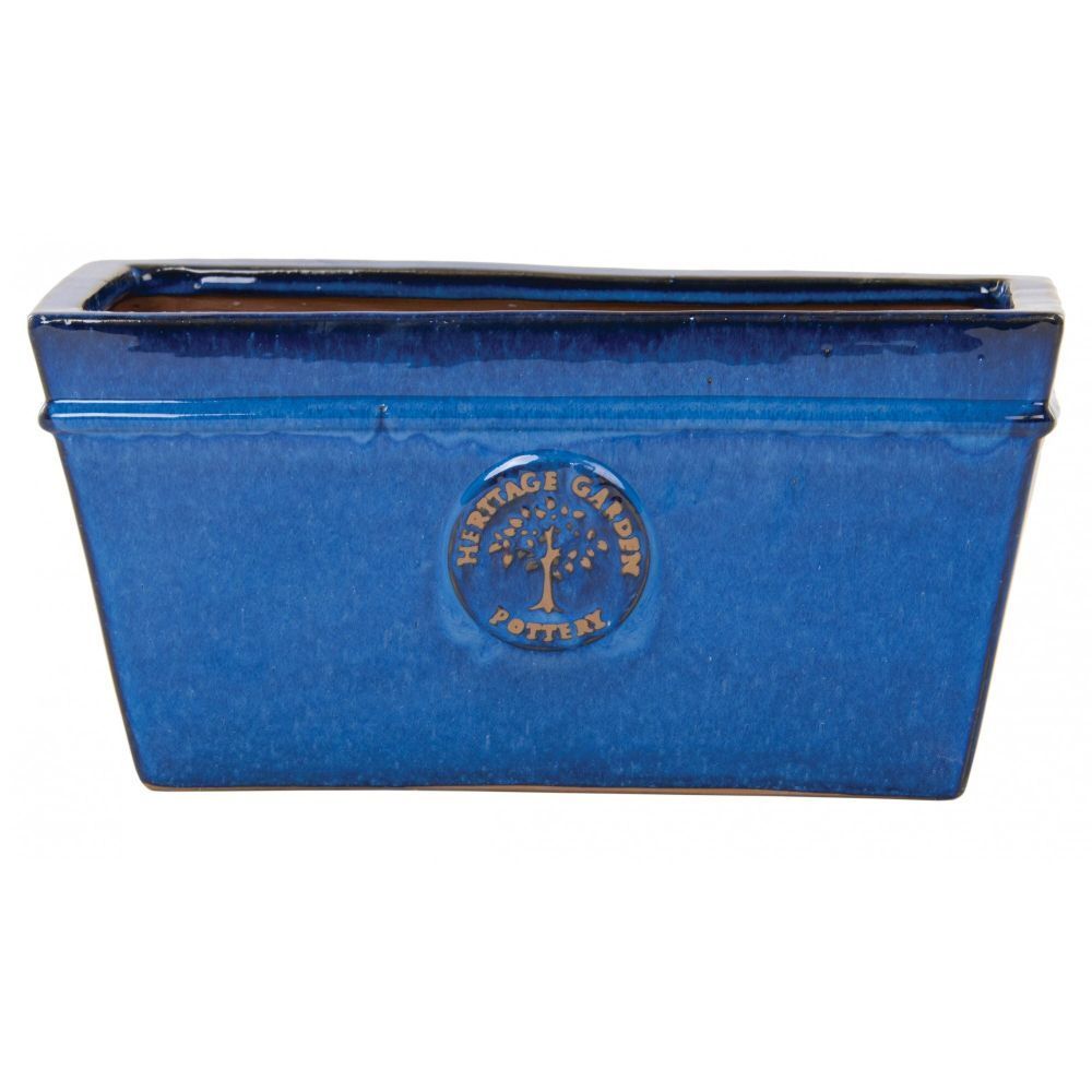 Woodlodge 33cm Blue Edwardian Trough - Old Railway Line Garden Centre