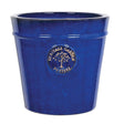 Woodlodge 33cm Blue Glazed Heritage Pot - Old Railway Line Garden Centre