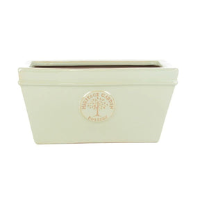 Woodlodge 33cm Green Glazed Edwardian Trough - Old Railway Line Garden Centre