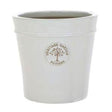 Woodlodge 33cm White / Cream Glazed Heritage Pot - Old Railway Line Garden Centre