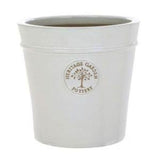 Woodlodge 33cm White / Cream Glazed Heritage Pot - Old Railway Line Garden Centre