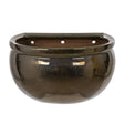 Woodlodge 34cm Bronze Glazed Blossom Wall Pot - Old Railway Line Garden Centre