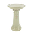 Woodlodge 37cm Green Glazed Heritage Bird bath - Old Railway Line Garden Centre