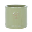 Woodlodge 38cm Mint Green Glazed Heritage Cylinder Pot - Old Railway Line Garden Centre