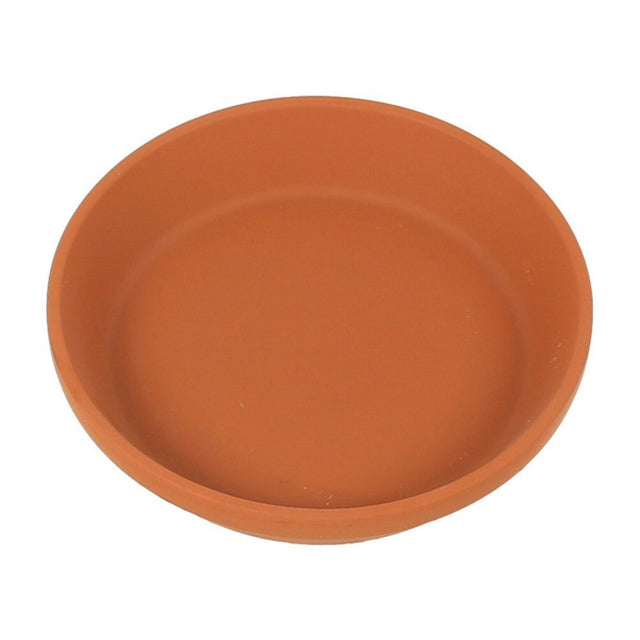 Woodlodge 4" Terracotta Plain Saucer - Old Railway Line Garden Centre