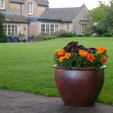 Woodlodge 40cm Thai Salt Glazed Pot - Old Railway Line Garden Centre