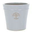 Woodlodge 41cm Pastel Grey Glazed Heritage Pot - Old Railway Line Garden Centre