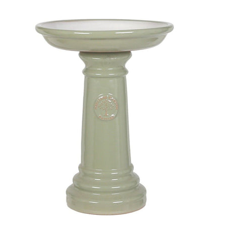 Woodlodge 43cm Green Heritage Bird Bath - Old Railway Line Garden Centre