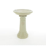 Woodlodge 43cm White Heritage Bird Bath - Old Railway Line Garden Centre