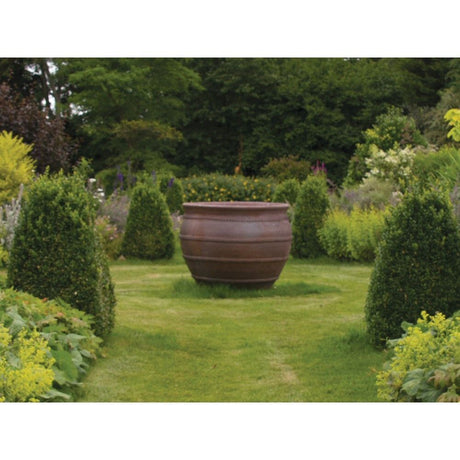 Woodlodge 47cm Kilburn Natural Clay Glazed Pot - Old Railway Line Garden Centre