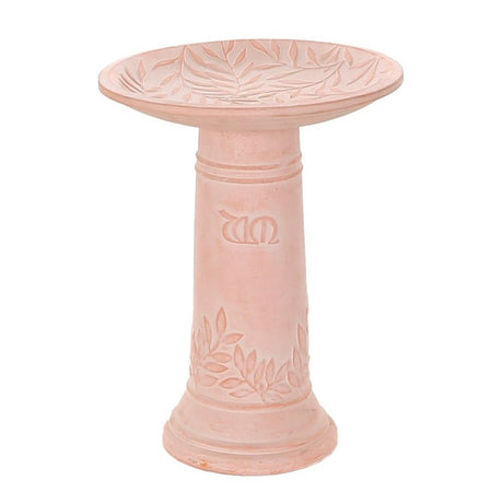 Woodlodge 49cm William Morris Terracotta Birdbath - Old Railway Line Garden Centre
