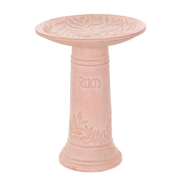 Woodlodge 49cm William Morris Terracotta Birdbath - Old Railway Line Garden Centre
