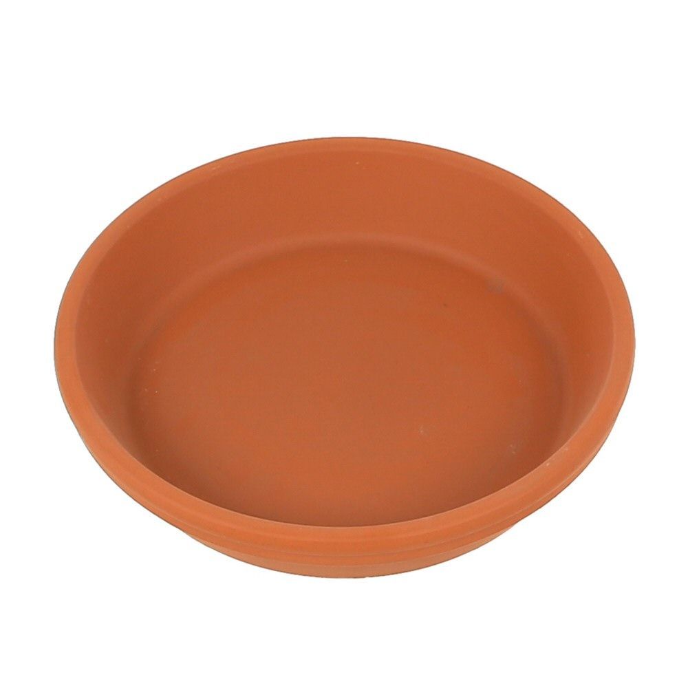 Woodlodge 5" Terracotta Plain Saucer - Old Railway Line Garden Centre
