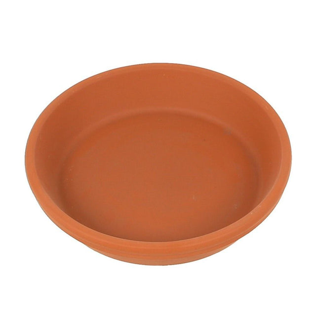 Woodlodge 5" Terracotta Plain Saucer - Old Railway Line Garden Centre