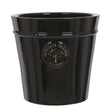 Woodlodge 50cm Black Heritage Glazed Pot - Old Railway Line Garden Centre