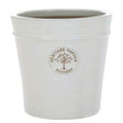 Woodlodge 50cm White Glazed Heritage Pot - Old Railway Line Garden Centre