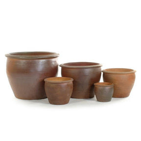 Woodlodge 52cm Thai Salt Glazed Pot - Old Railway Line Garden Centre