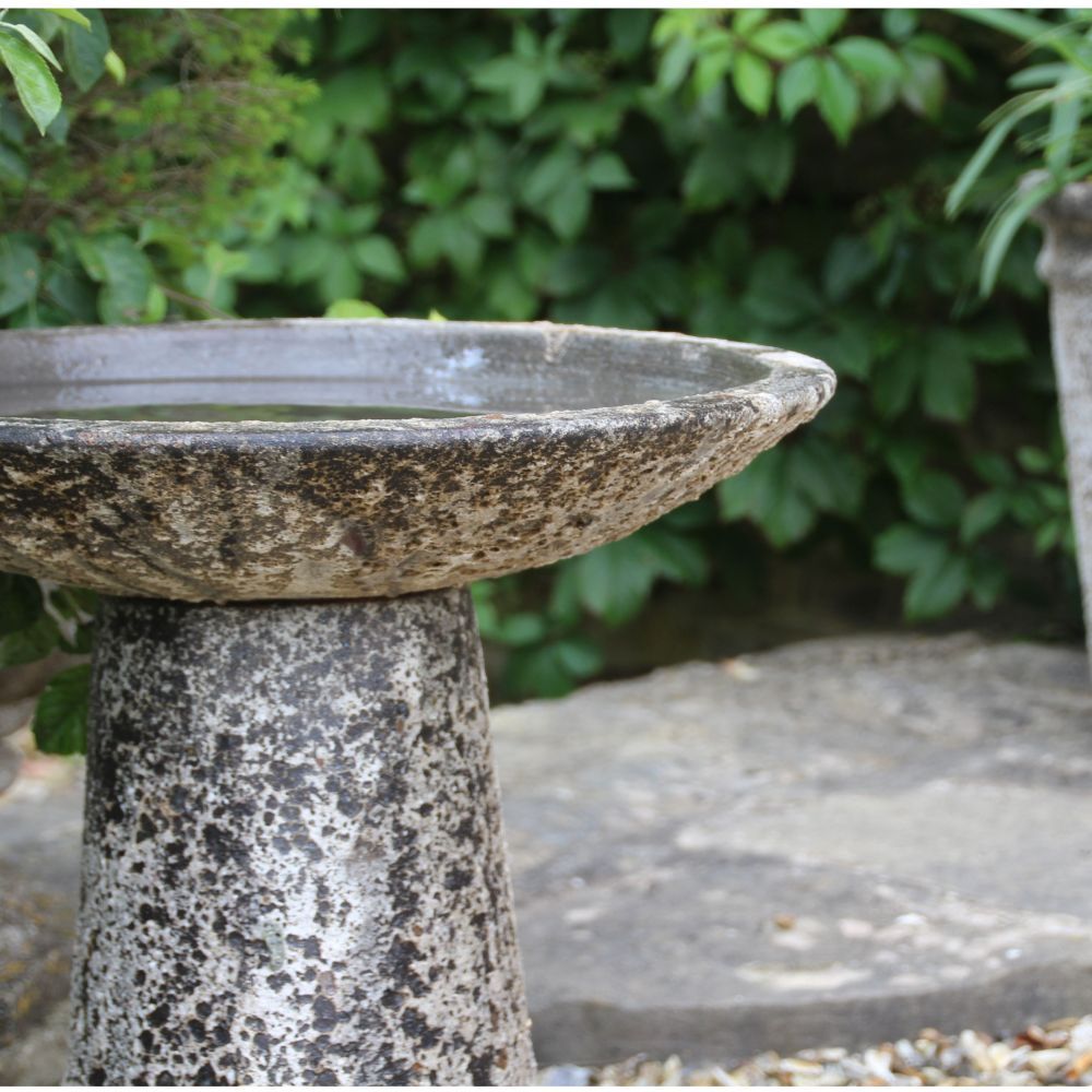 Woodlodge 63cm Ancient Bird Bath - Old Railway Line Garden Centre