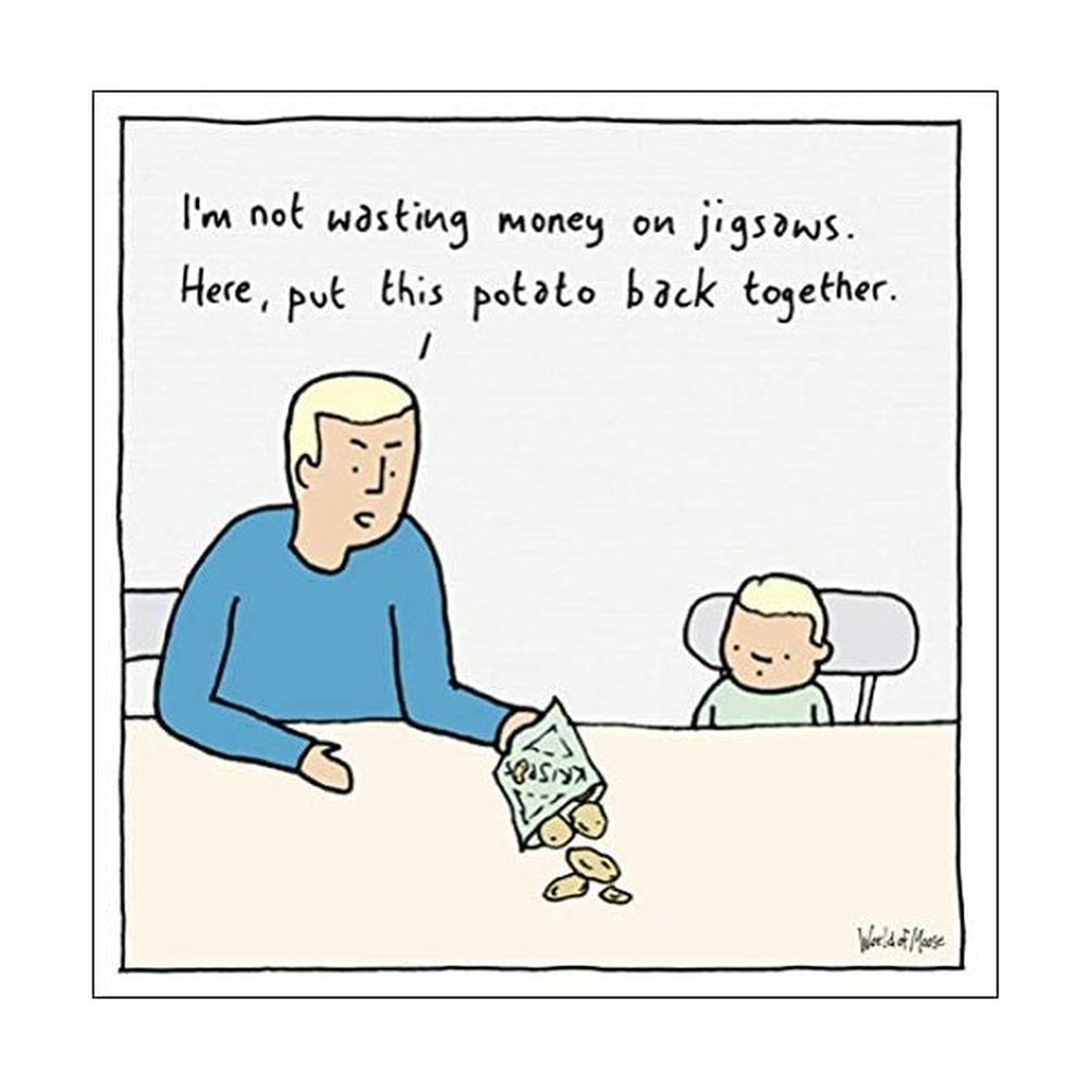 Woodmanstern Jigsaws Blank Card - Old Railway Line Garden Centre