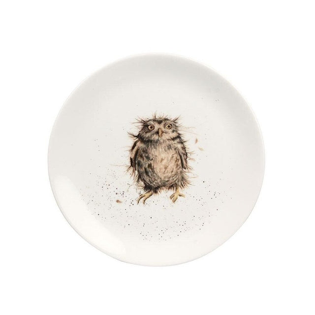 Wrendale 8" Designs Owl Plate - Old Railway Line Garden Centre