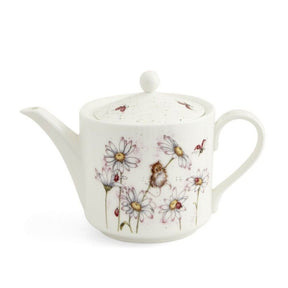 Wrendale Designs 1.13 Litre Oops A Daisy Mouse Tea Pot - Old Railway Line Garden Centre