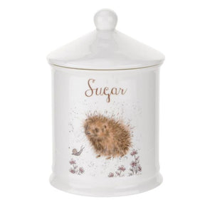 Wrendale Designs 14.5cm Hedgehog Sugar Canister - Old Railway Line Garden Centre
