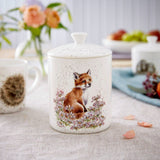 Wrendale Designs 14cm Fox Lidded Storage Jar - Old Railway Line Garden Centre