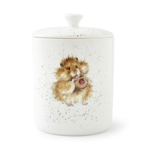 Wrendale Designs 18cm 'Hamster' Biscuit Barrel - Old Railway Line Garden Centre