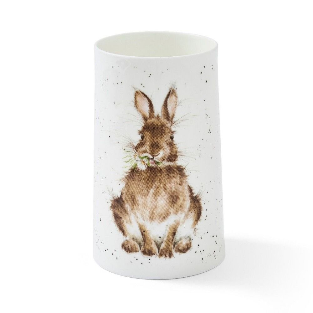 Wrendale Designs 20cm Daisy Rabbit Vase - Old Railway Line Garden Centre