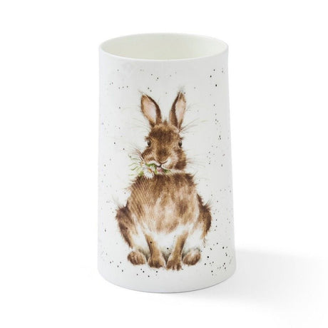 Wrendale Designs 20cm Daisy Rabbit Vase - Old Railway Line Garden Centre