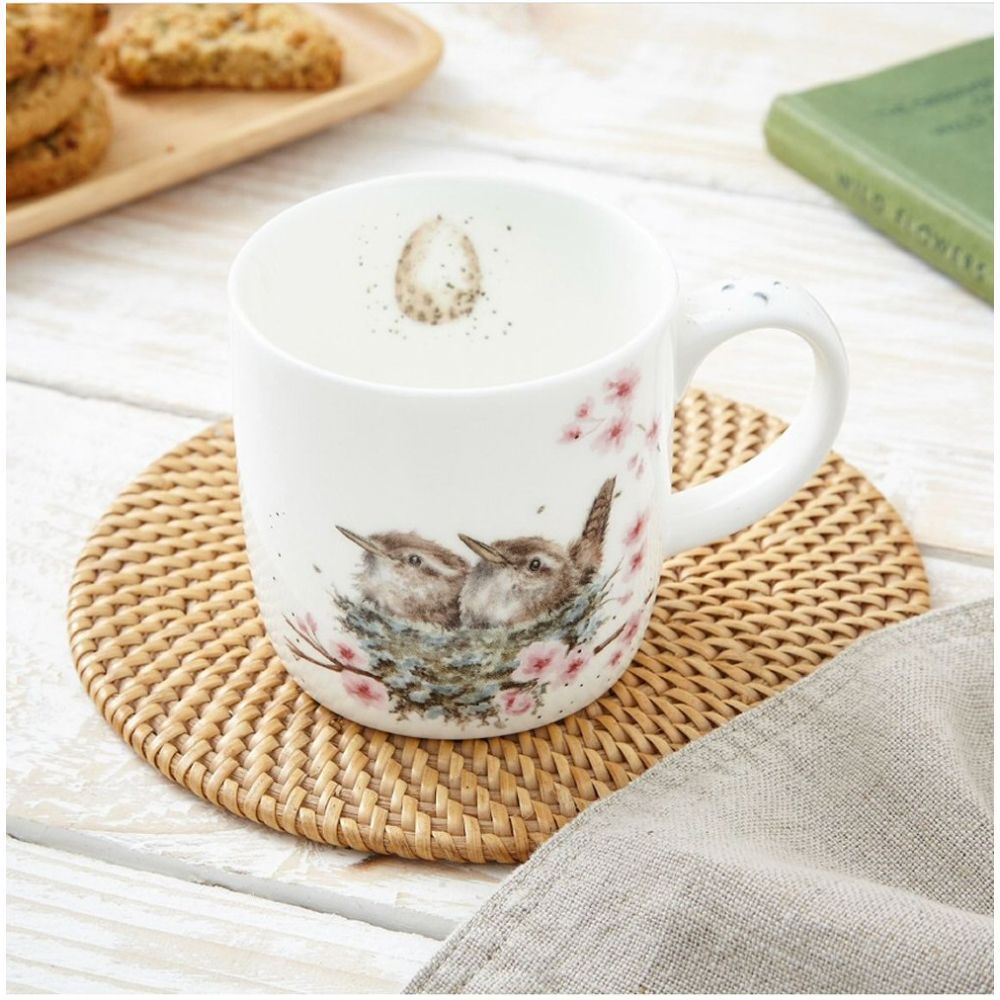 Wrendale Designs 300ml Feather Your Nest Mug - Old Railway Line Garden Centre