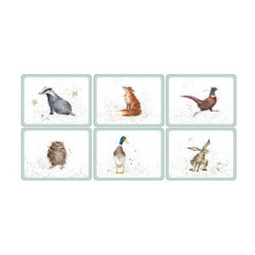 Pimpernel 30cm Set of 6 Wrendale MDF Wildlife Placemats