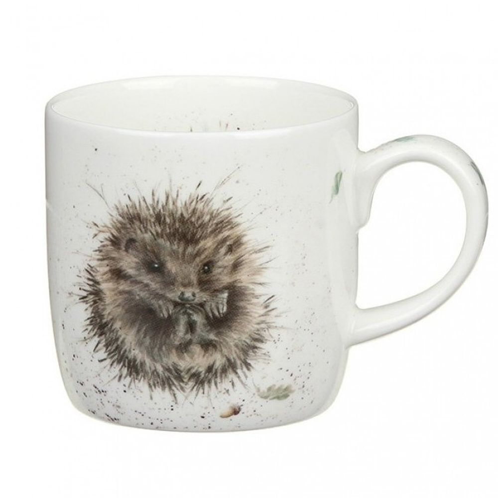 Wrendale Designs 310ml Awakening Hedgehog Mug - Old Railway Line Garden Centre