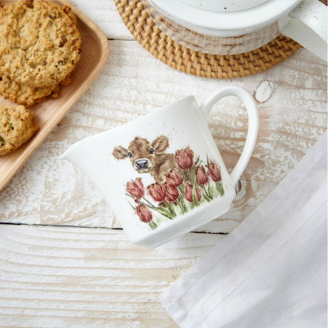 Wrendale Designs 350ml Bessie Cow Cream Jug - Old Railway Line Garden Centre