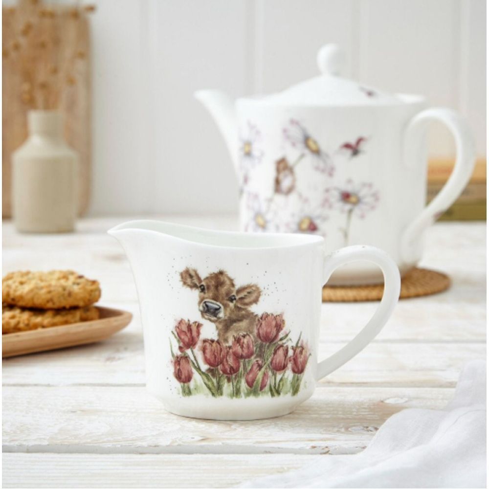 Wrendale Designs 350ml Bessie Cow Cream Jug - Old Railway Line Garden Centre