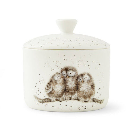 Wrendale Designs 9cm Owl Lidded Storage Jar - Old Railway Line Garden Centre