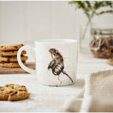 Wrendale Designs Country Mice Fine Bone China Mug - Old Railway Line Garden Centre