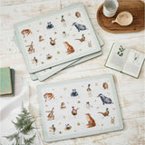 Wrendale Designs English Wildlife Placemats (Set of 4) - Old Railway Line Garden Centre