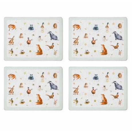 Wrendale Designs English Wildlife Placemats (Set of 4) - Old Railway Line Garden Centre
