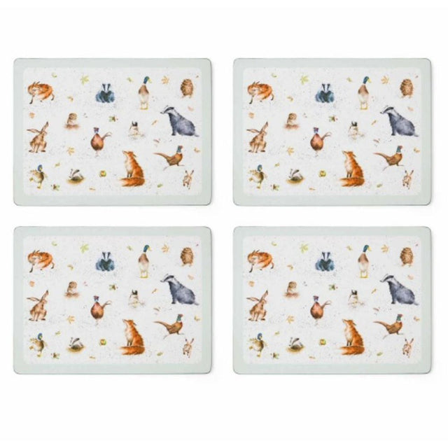 Wrendale Designs English Wildlife Placemats (Set of 4) - Old Railway Line Garden Centre