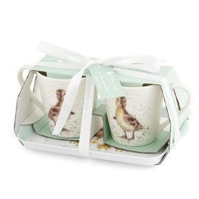 Wrendale Designs Lovely Mum Mug & Tray Set - Old Railway Line Garden Centre